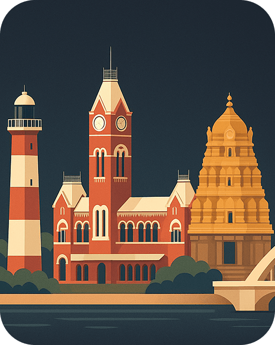 Chennai illustration